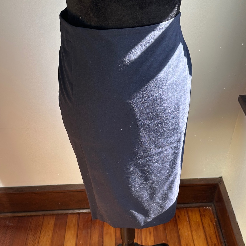 Ann Taylor Navy Pencil Skirt